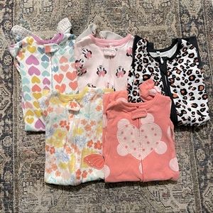 Baby Girl Pajama Lot
